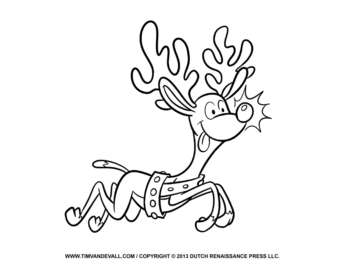 christmas clipart to colour - photo #48