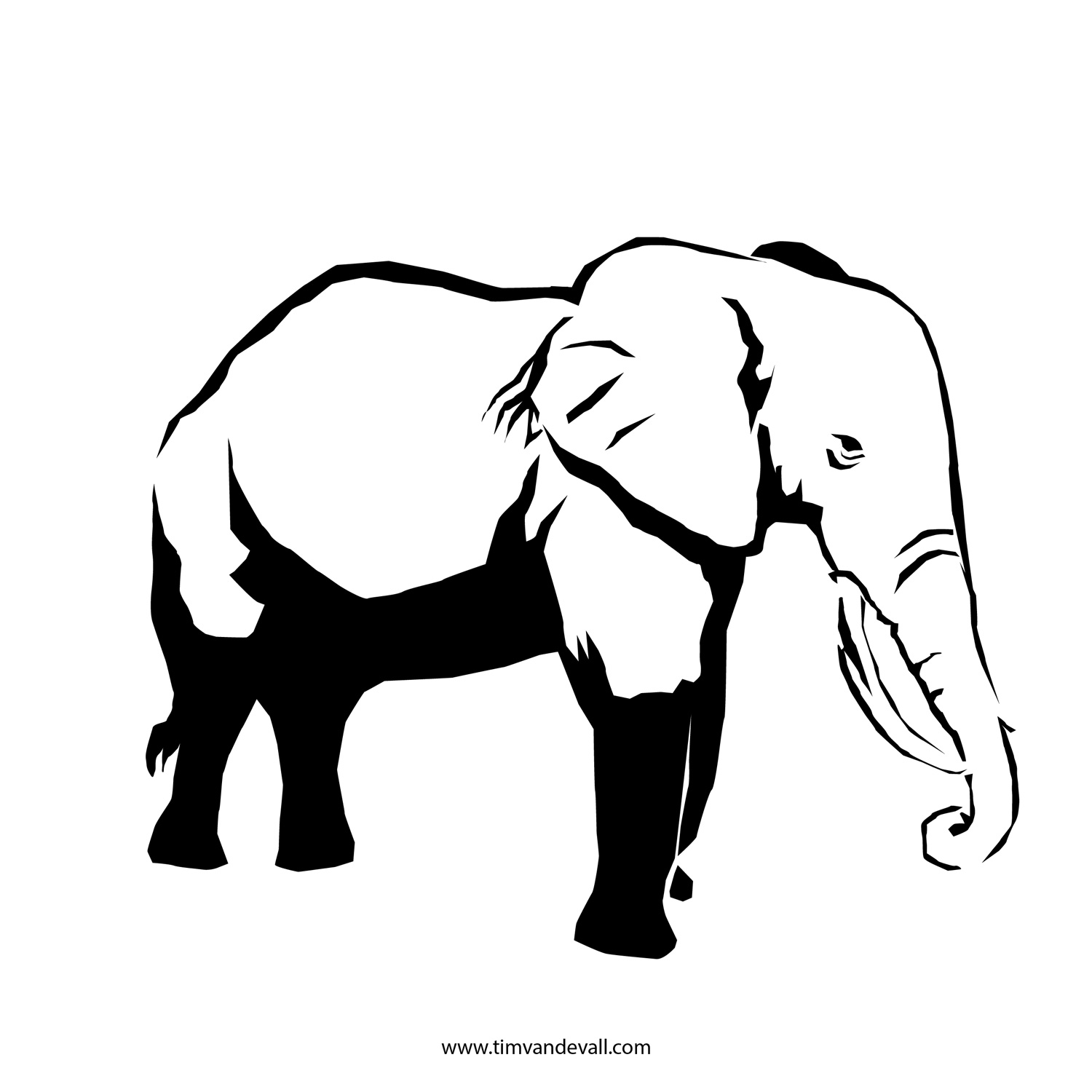 Elephant Outline Printable Search Results Calendar 2015