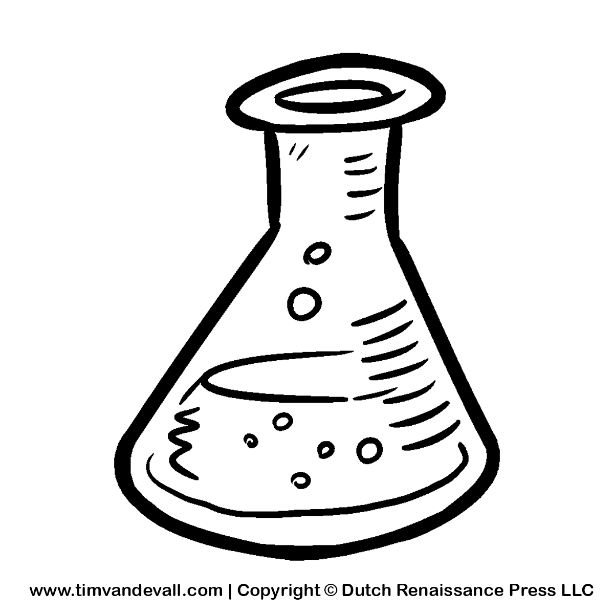 free black and white clip art science - photo #14