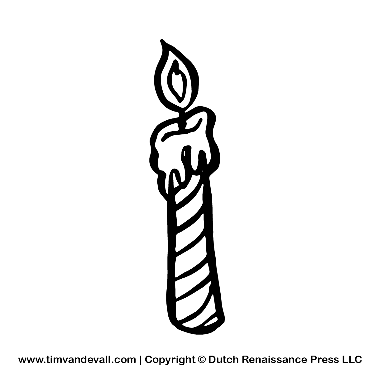 candle clip art free black and white - photo #11