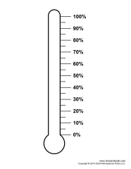 Fundraising Thermometer Templates For Fundraising Events