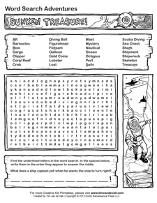 word searches for kids