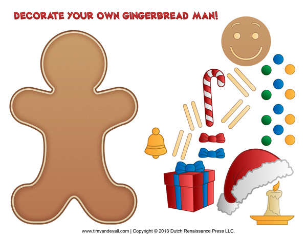 Gingerbread Man Activities 