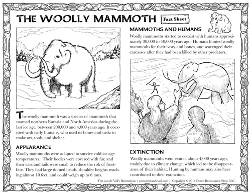 Woolly Mammoth Fact Sheet
