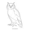 owl-outline - Tim's Printables