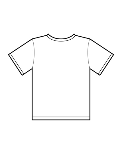 Blank T Shirt Templates PDF