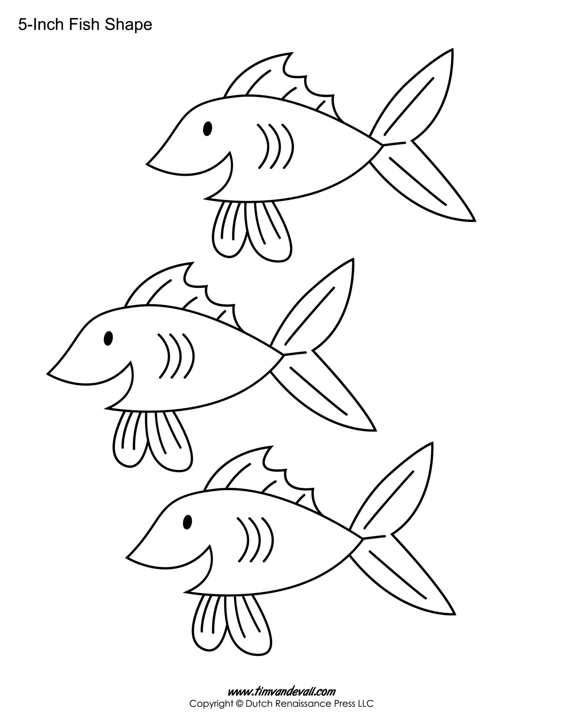blank Fish template