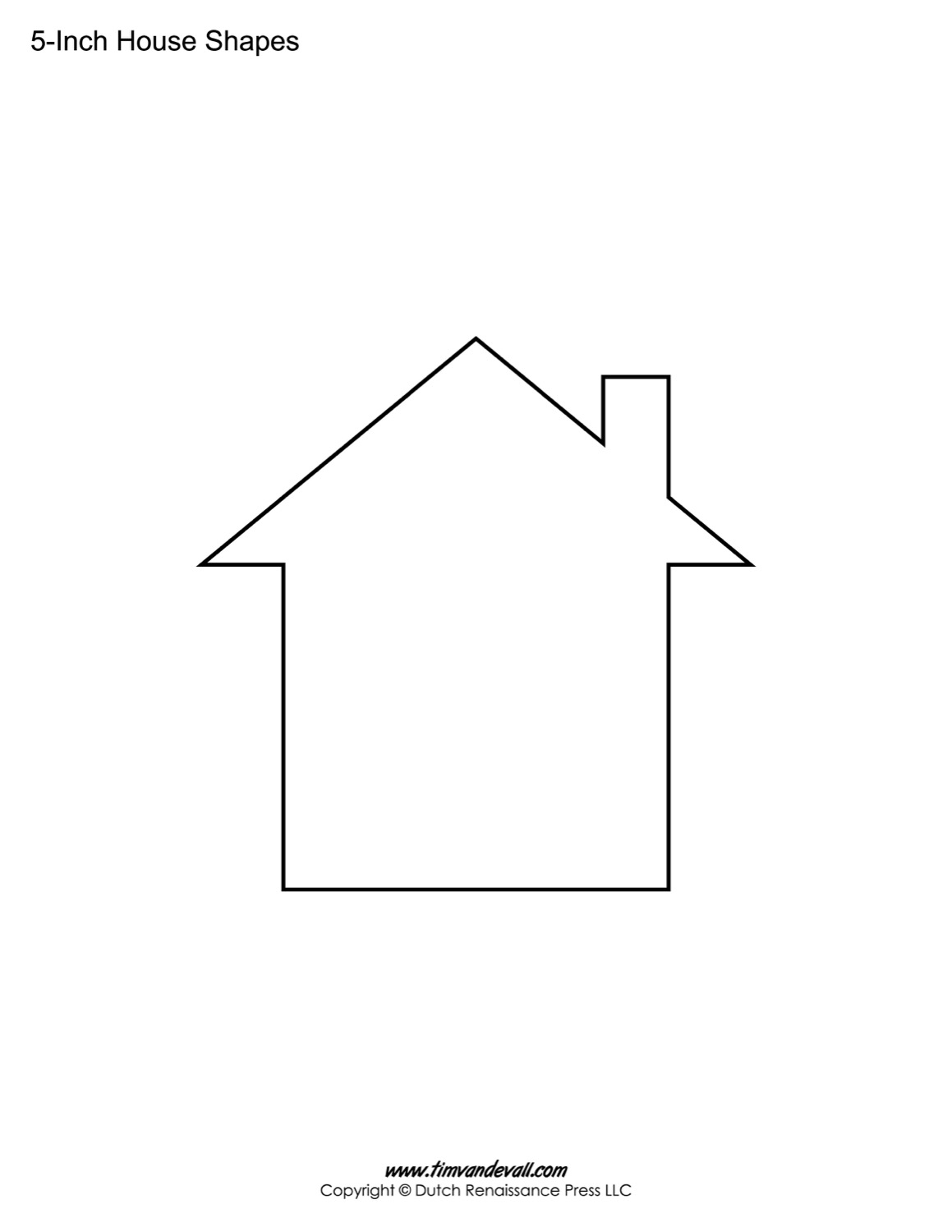 blank house template