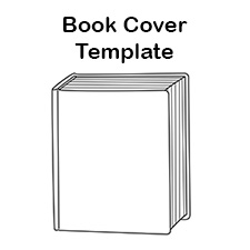 Free Blank Book Cover Template Book Report Reading Clip Art