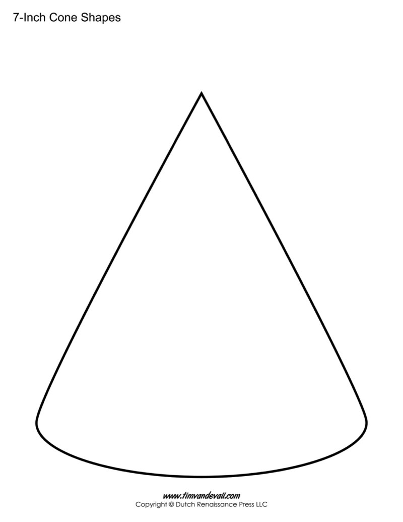 Cone Template Printable