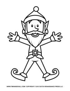 Elf Template – Tim's Printables
