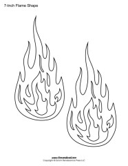 Flame Outline Printable Tim s Printables Flame Outline Printable Tim s Printables