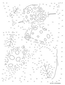 Ladybug Dot-to-Dot - Tim's Printables