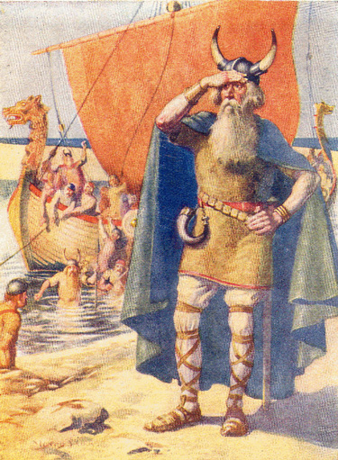 Leif-Ericson-on-the-shore-of-Vinland