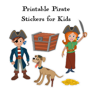 printable pirate stickers