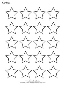 Printable Star Templates | Free Blank Star Shape PDFs