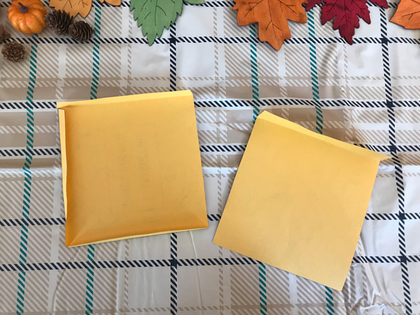 thanksgiving envelope