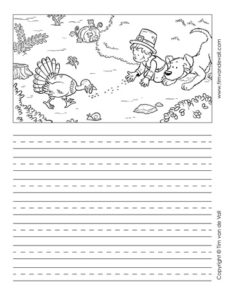 Printable Thanksgiving Writing Paper Templates