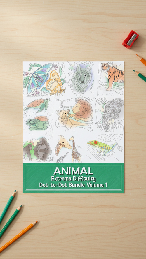 Animal dot-to-dot bundle