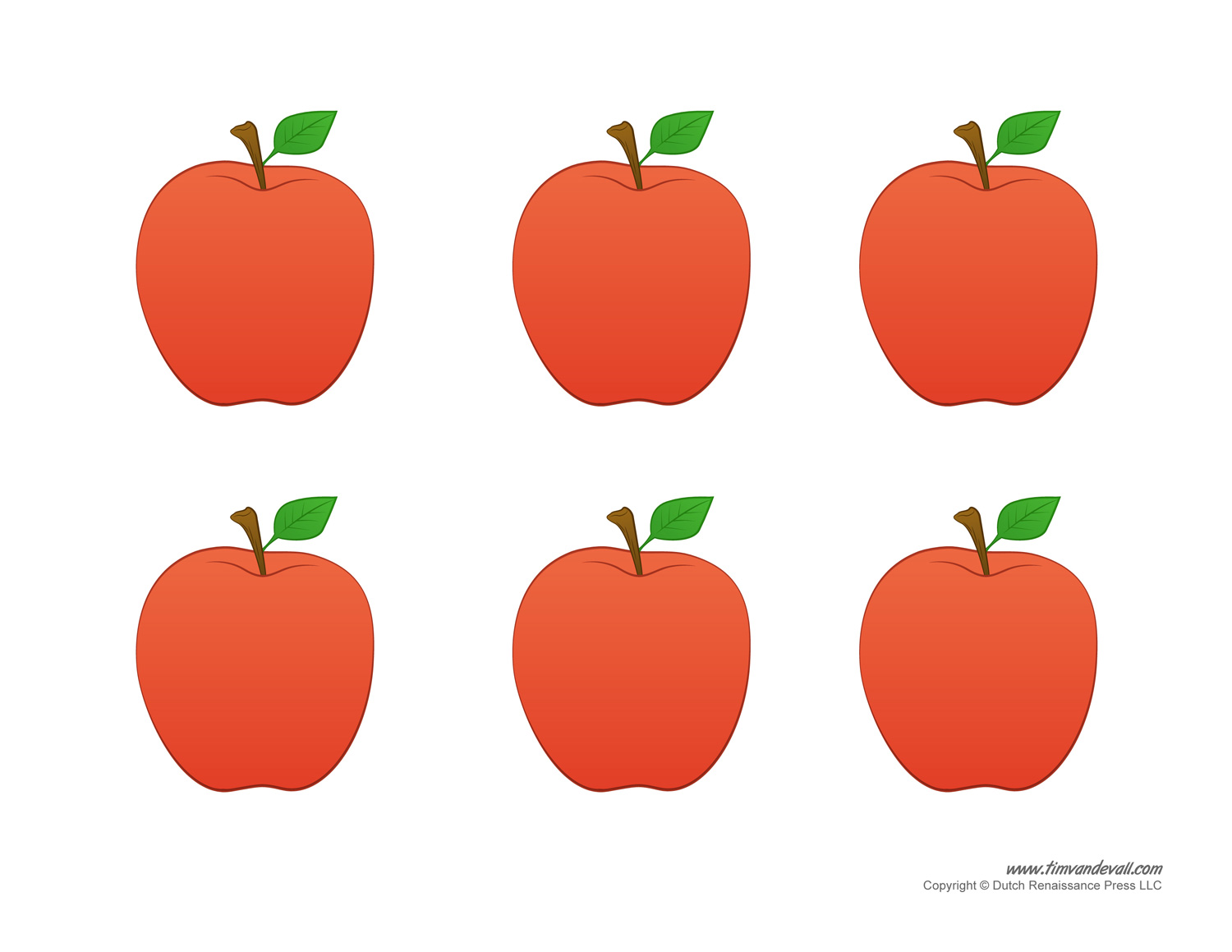Printable Apple Templates To Make Apple Crafts For Preschool