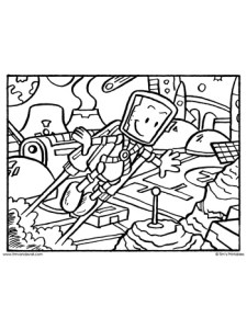 arrowbot-in-space-coloring-page