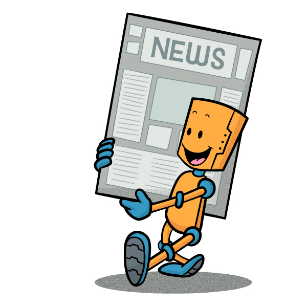 arrowbot-with-newspaper