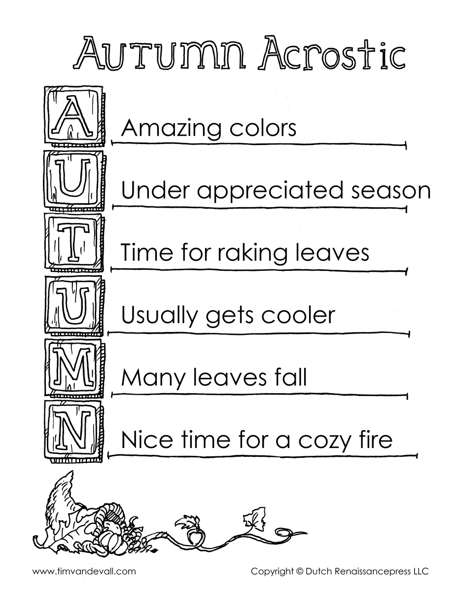 Acrostic Poem Examples For Winter