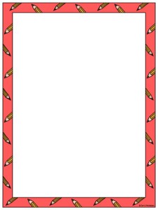Back to School Borders - Tim's Printables