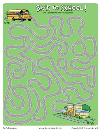 Back to School Maze