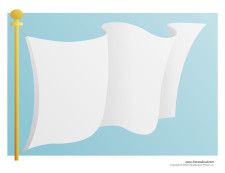 Blank Flag Template Printable - Tim's Printables