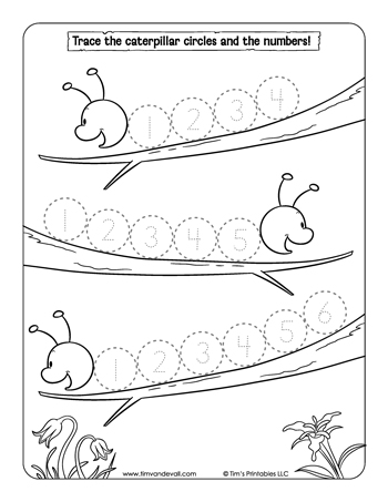 caterpillar-tracing-sheet