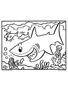cheerful-shark-coloring-page