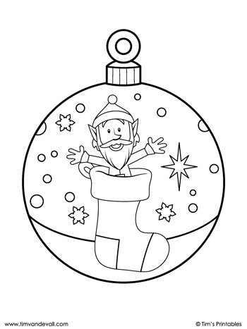 christmas-ornament-coloring-page-elf