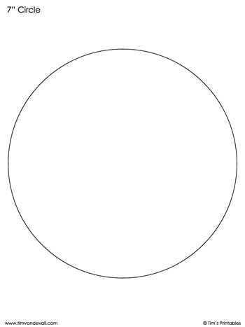 7+ Free Printable Blank Circle Template, How To Wiki