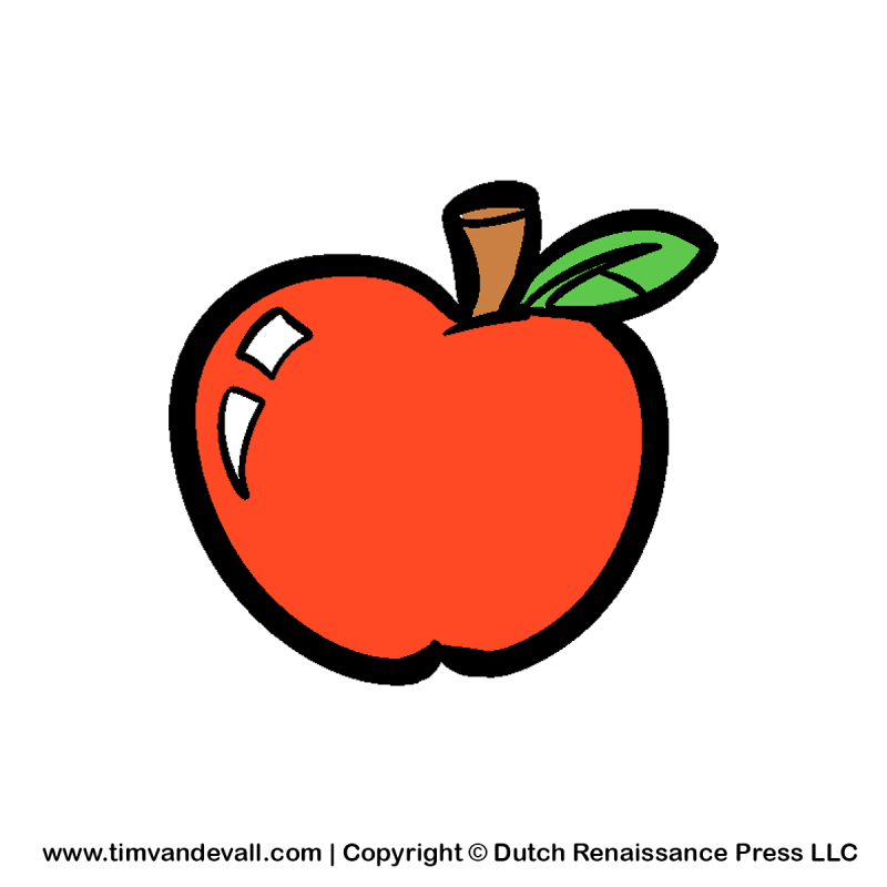 apple-clipart - Tim's Printables
