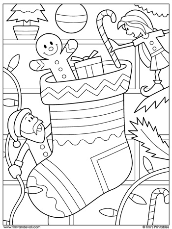 coloring-page-the-christmas-stocking