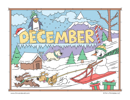 December Extreme Difficulty Dot-to-Dot - 800 Dots - Image 4