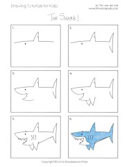 Cartoon Shark Drawing Step By Step Printable Free Infoupdate Cartoon Shark Drawing Step By Step Printable Free Infoupdate