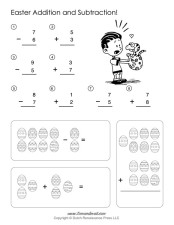 Printable Easter Math Worksheets | Easter Math Activities