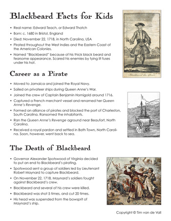 Blackbeard Facts for Kids