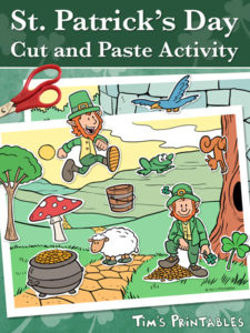 St. Patrick's Day Cut and Paste Activity