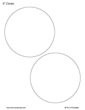 Circle Templates - 5 Inch