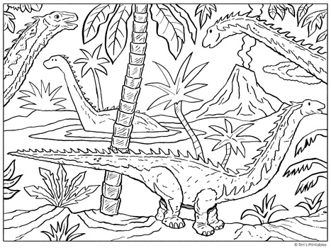 diplodocus-coloring-page
