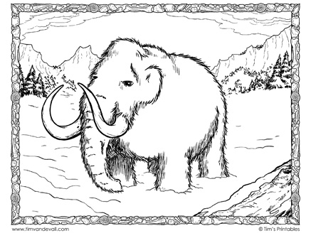 woolly-mammoth-coloring-page