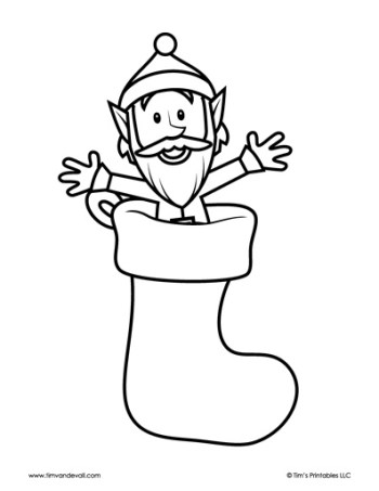 Elf Decorations - Tim's Printables