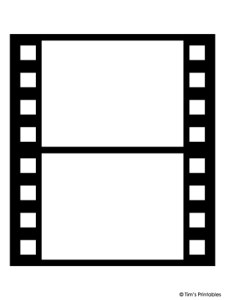 Film Strip Templates - Tim's Printables