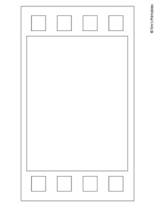 Film Strip Templates - Tim's Printables