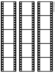 Film Strip Templates - Tim's Printables