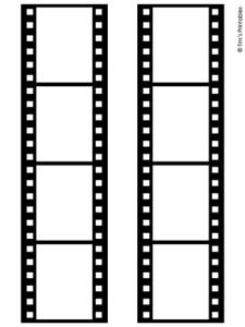 Film Strip Templates - Tim's Printables