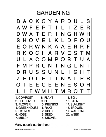 gardening-word-search